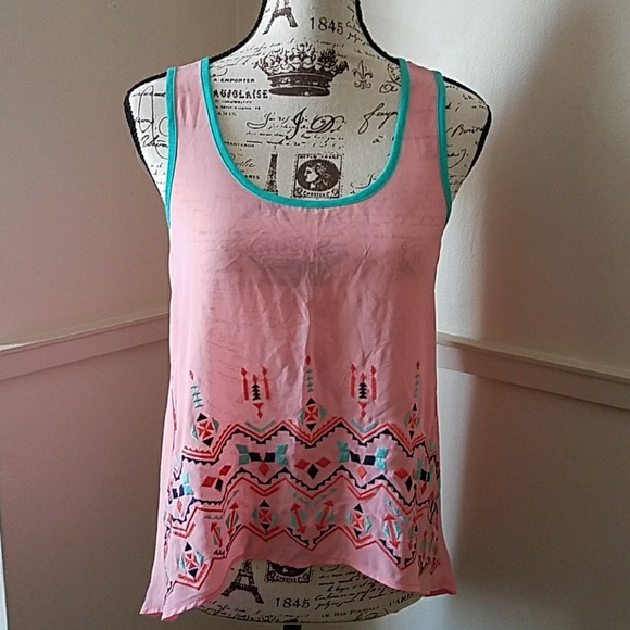 Pink Hi-Lo Top - Picture 1 of 5